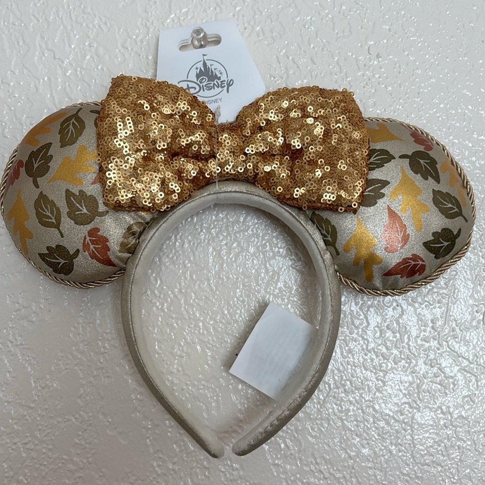 Golden Fall Leaves Disney Ears